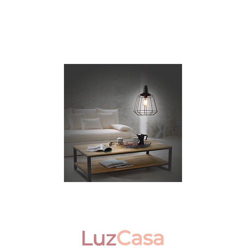 Rústico Lodge Retro Country Mini Estilo Pintura Metal Pendente Luz Garagem