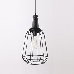 Rústico Lodge Retro Country Mini Estilo Pintura Metal Pendente Luz Garagem