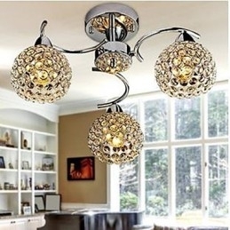 Dome Light de cristal moderno Absorver Dome Light Refeições Lustre Droplight Sentado