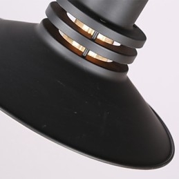 Luminária pendente industrial americana para loft em casa, luminária decorativa Matel Droplight