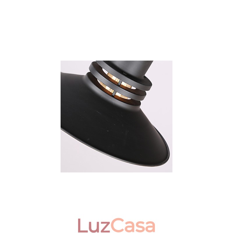 Luminária pendente industrial americana para loft em casa, luminária decorativa Matel Droplight