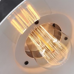 Luminária pendente industrial americana para loft em casa, luminária decorativa Matel Droplight