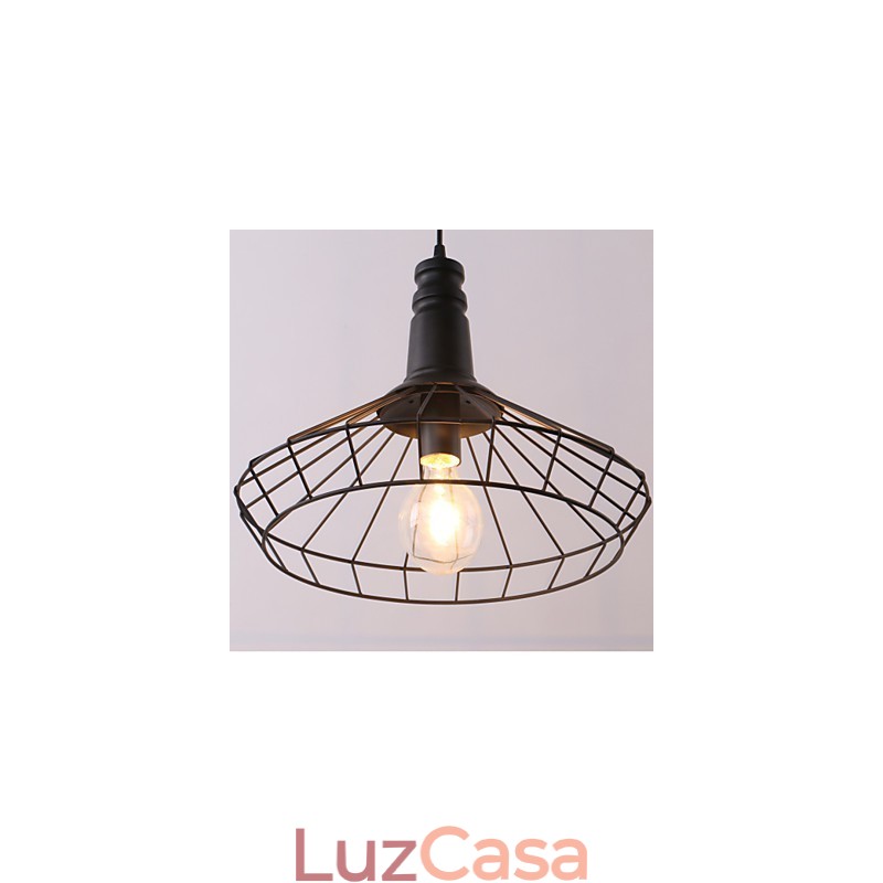 Rústico Lodge Retro Country Mini Estilo Pintura Metal Pendente Luz Garagem