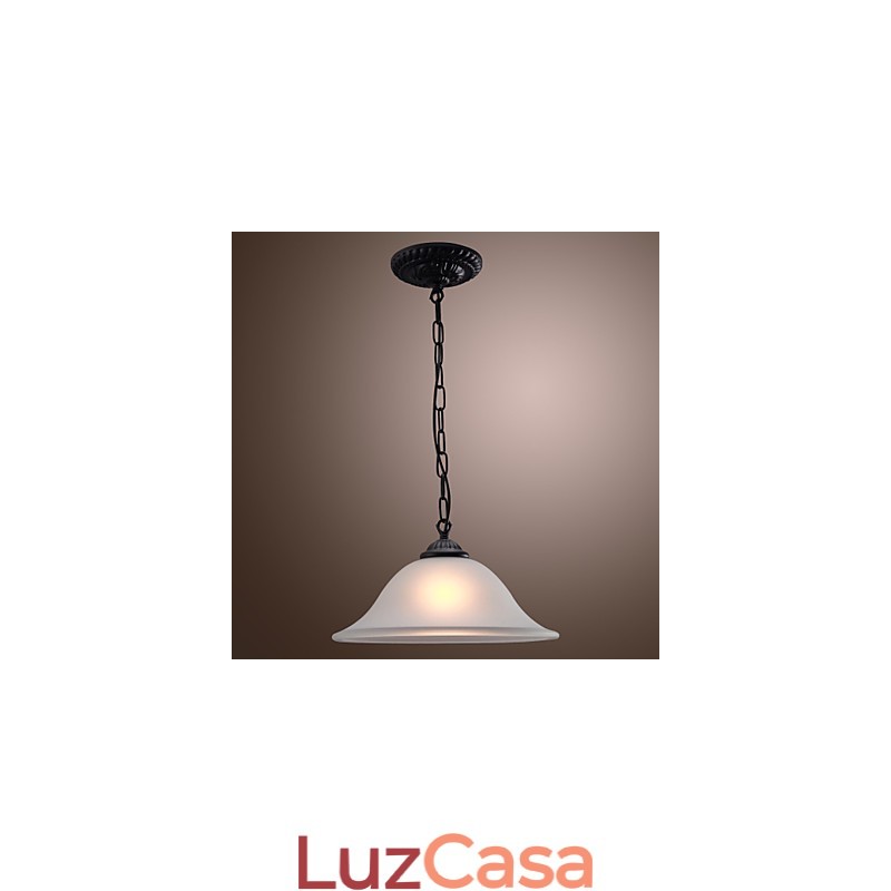 Luminária pendente estilo mini tigela clássica tradicional em bronze