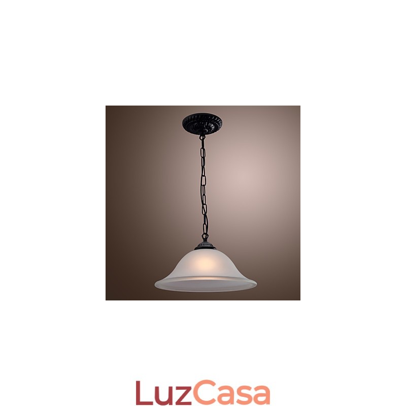Luminária pendente estilo mini tigela clássica tradicional em bronze