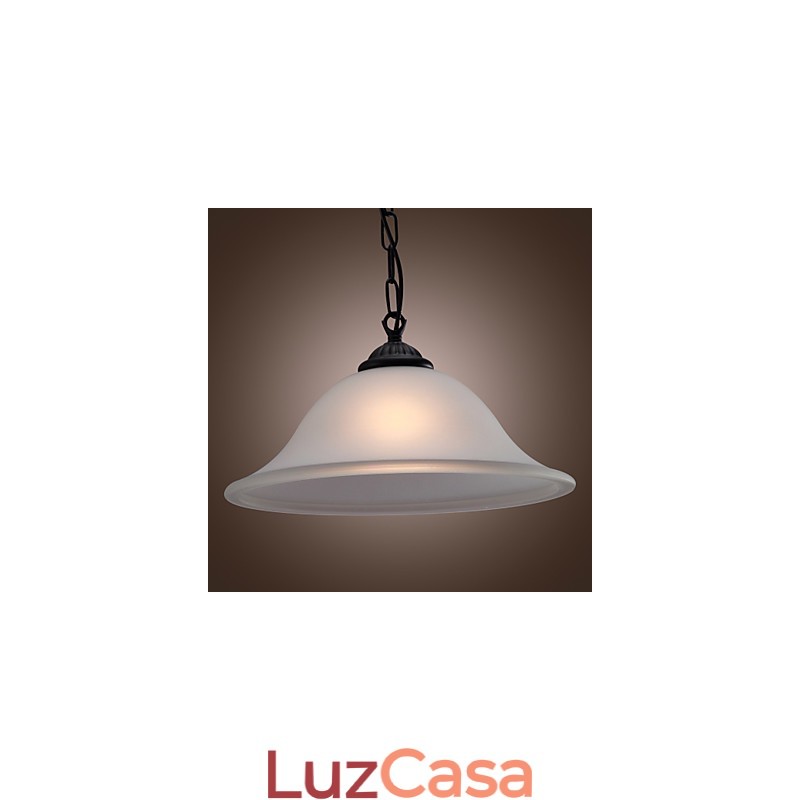 Luminária pendente estilo mini tigela clássica tradicional em bronze