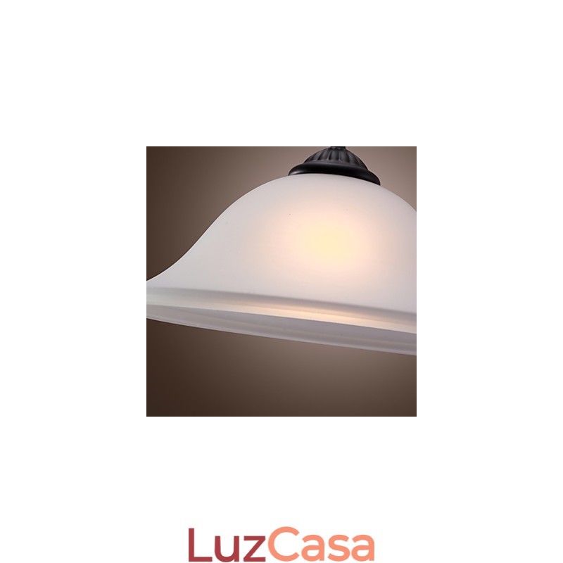 Luminária pendente estilo mini tigela clássica tradicional em bronze