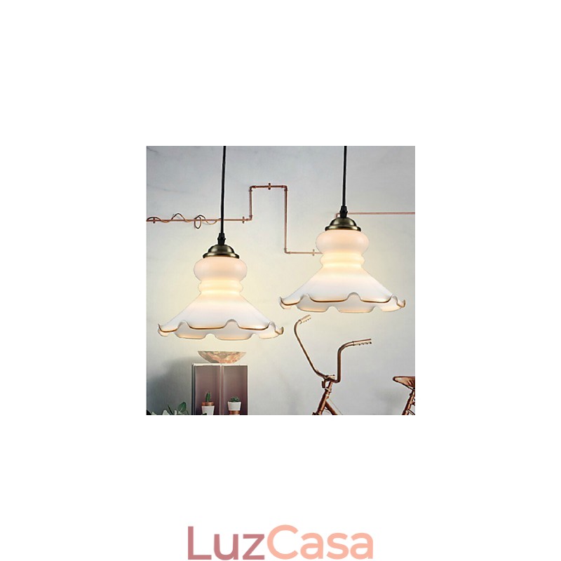 Luzes Pendentes Tradicionais Clássico Vintage Retro Country Metal