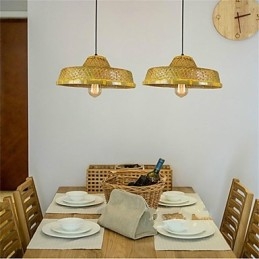 1 Chefe do Museu Americange Chapéu de palha de bambu criativo Luz Simples