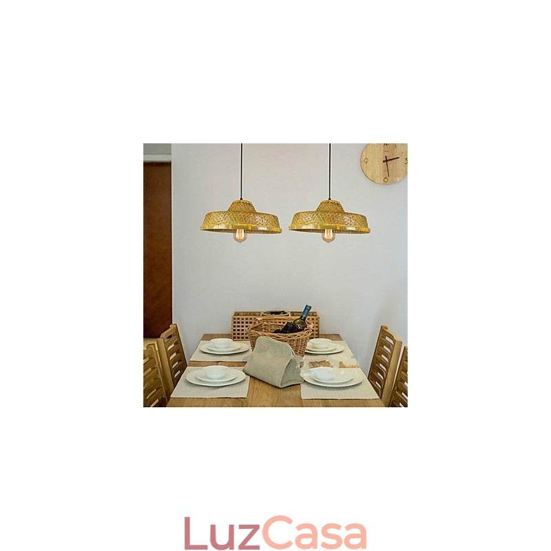 1 Chefe do Museu Americange Chapéu de palha de bambu criativo Luz Simples