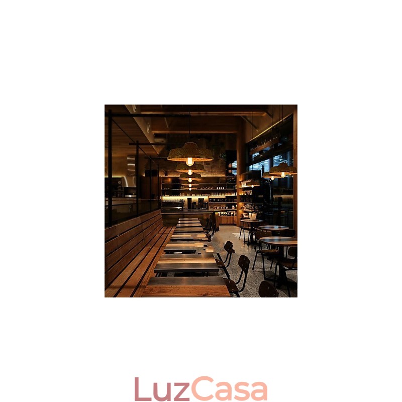 1 Chefe do Museu Americange Chapéu de palha de bambu criativo Luz Simples