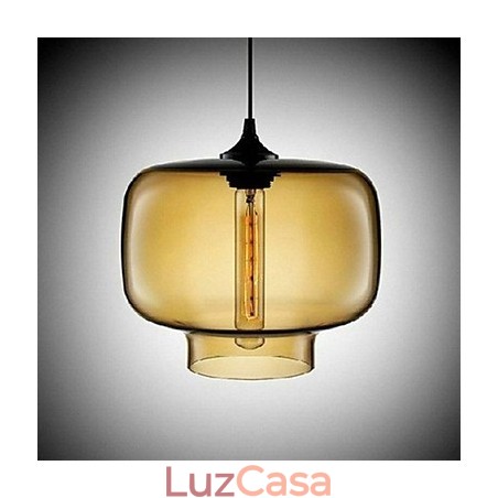 Garrafa Design Pendente 1 Luz Conciso Ferro Pintura Garrafa Design Pendente 1 Luz Conciso Ferro Pintura