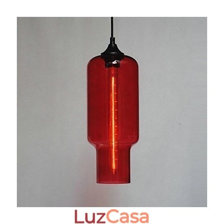 Luminária pendente de vidro moderna com design de bolha marrom Luminária pendente de vidro moderna com design de bolha marrom