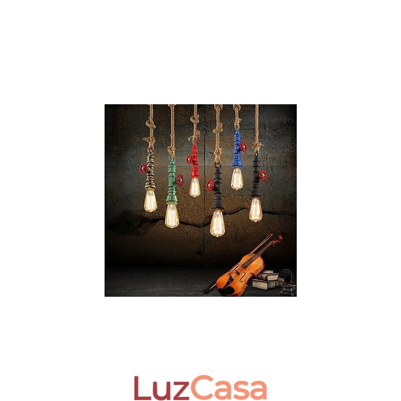 Luminária americana retrô Industrial Wind