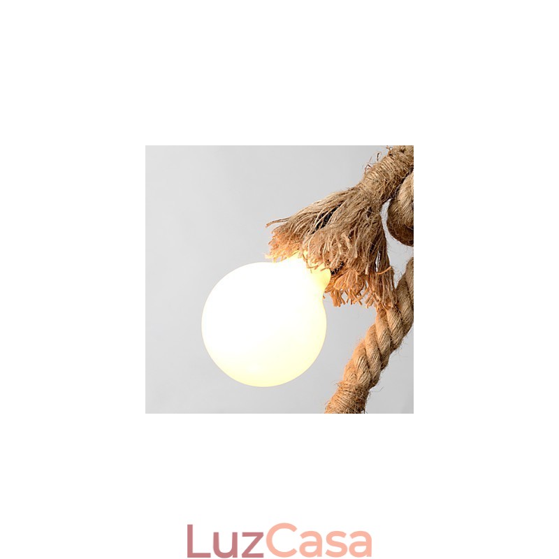 Luzes pendentes estilo mini garagem retrô tecido