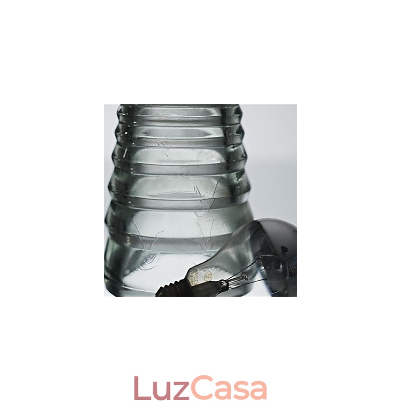 Luminária pendente de vidro contemporânea moderna