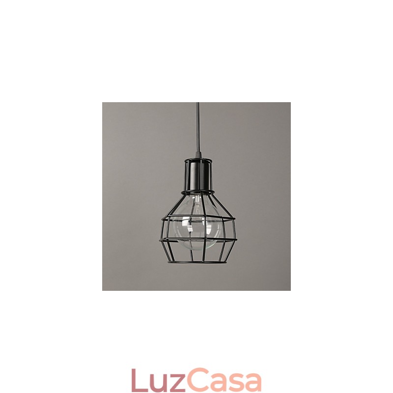Luminária pendente moderna de malha de metal Luminárias pendentes simples Luminária pendente de café