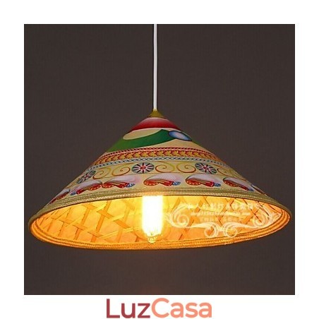 Moderno Chapéu de Chá Lustre Lustre Lustre Chapéus de Bambu Moderno Chapéu de Chá Lustre Lustre Lustre Chapéus de Bambu