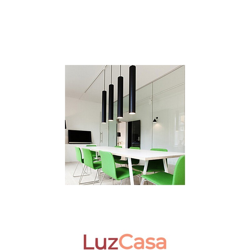 Luminária pendente 1 luz estilo norte europeu lâmpada concisa metal