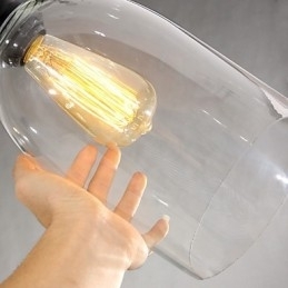 Luzes Pendentes Tradicionais Clássicas Vintage Retro Metal