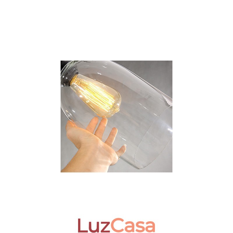 Luzes Pendentes Tradicionais Clássicas Vintage Retro Metal