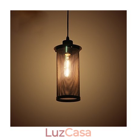 Luminária pendente criativa de malha de metal Luminárias pendentes simples Luminária pendente de café Luminária pendente criativa de malha de metal Luminárias pendentes simples Luminária pendente de café
