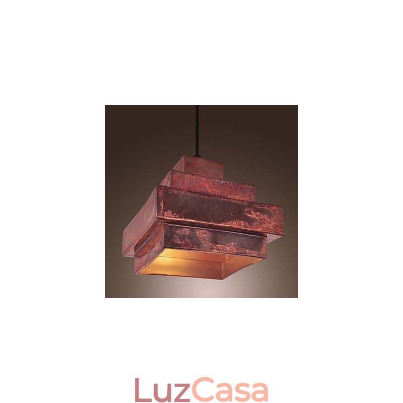Luminária pendente estilo mini clássico tradicional com pintura