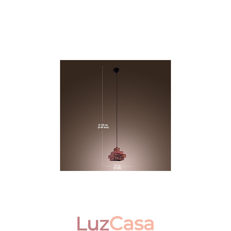Luminária pendente estilo mini clássico tradicional com pintura