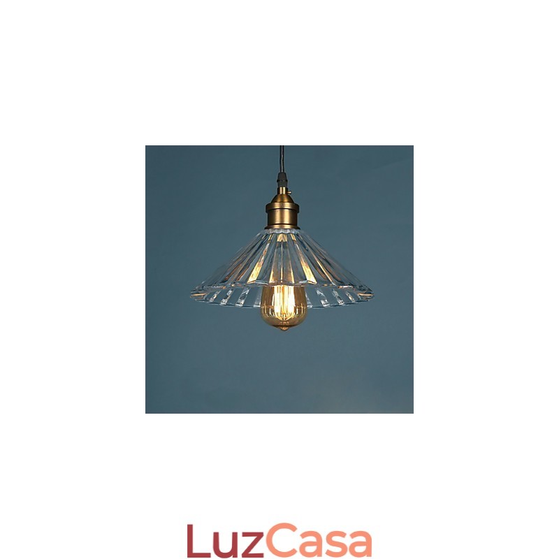 Luminária pendente de vidro moderna Luminária pendente simples Luminária pendente de café