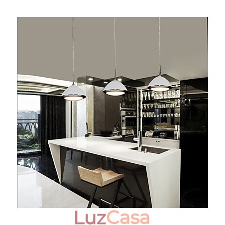 Luminárias pendentes modernas contemporâneas de metal Luminárias pendentes modernas contemporâneas de metal