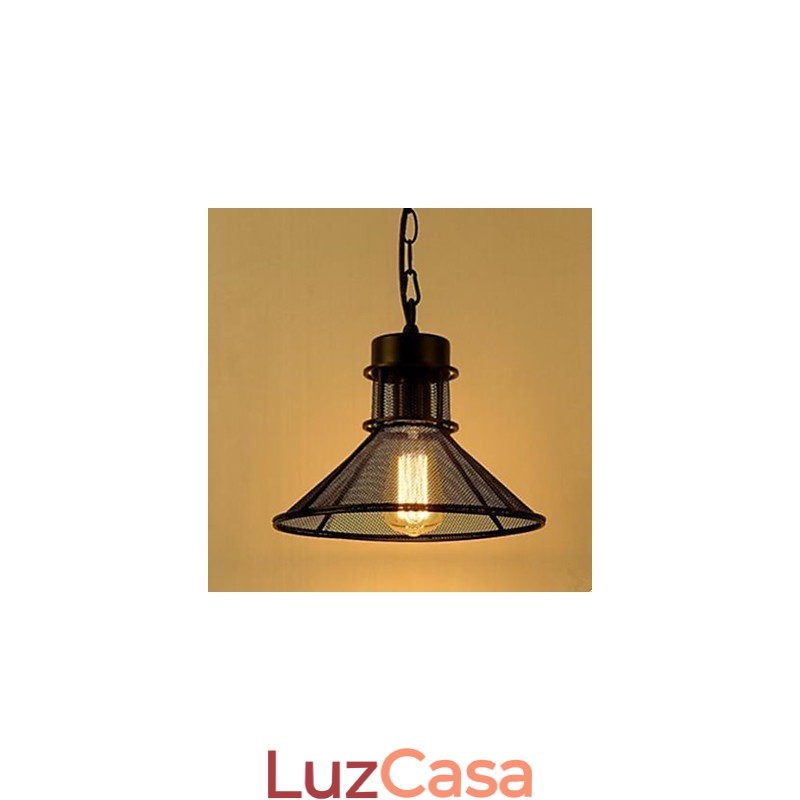American Cafe Terrace Fashion Preto Guarda-chuva Grade Droplight