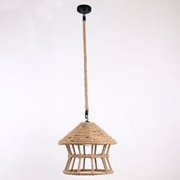 Corda 1 Luz Pendente Contemporâneo Country