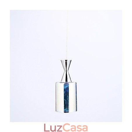 Luminária pendente cromada Dream Laser Engraving L Luminária pendente cromada Dream Laser Engraving L