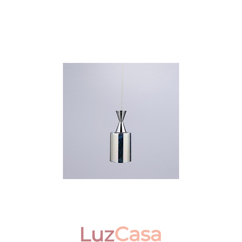 Luminária pendente cromada Dream Laser Engraving L