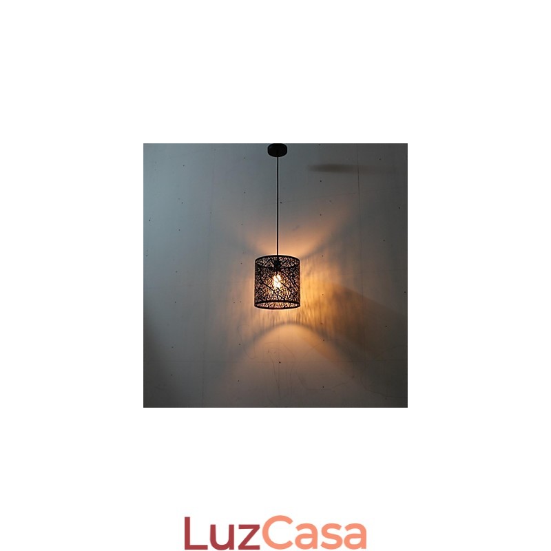 Lustre de ferro americano retrô de cabeça única
