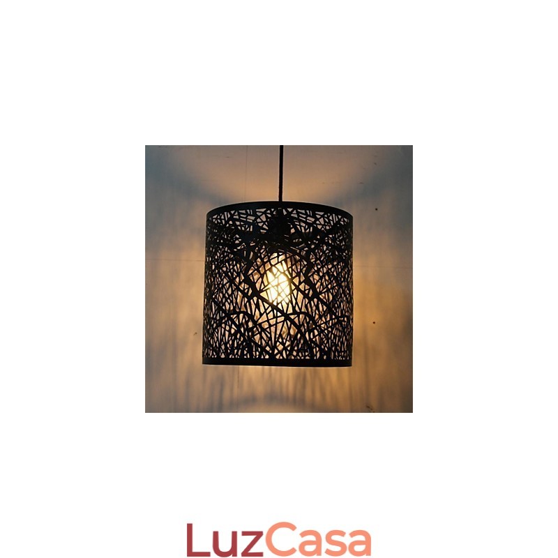 Lustre de ferro americano retrô de cabeça única