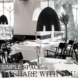 Luminária pendente de metal com pintura contemporânea moderna