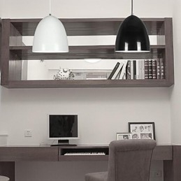 Luminária pendente de metal com pintura contemporânea moderna