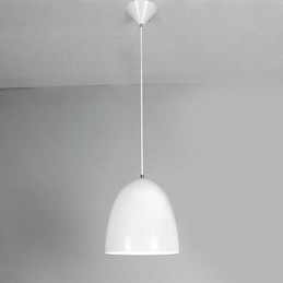 Luminária pendente de metal com pintura contemporânea moderna