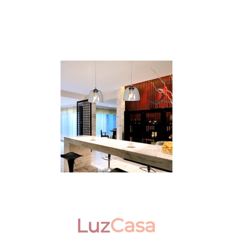 Luminária pendente moderna com design simples