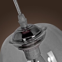 Luminária pendente moderna com design simples