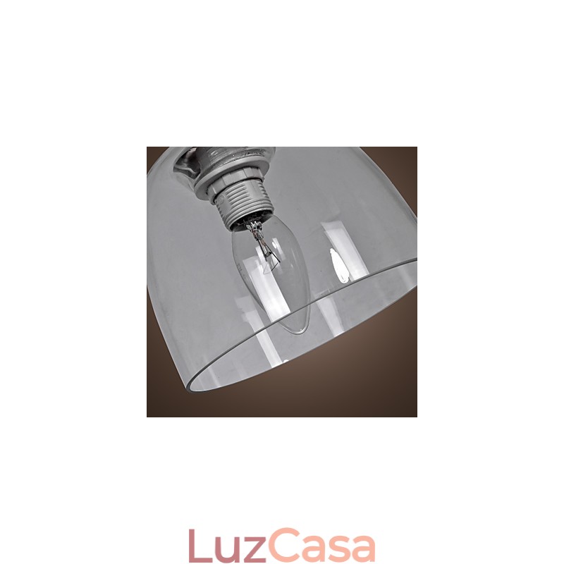 Luminária pendente moderna com design simples