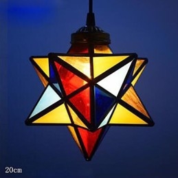 Individualidade artística criativa varanda moderna estrelas droplight lâmpada