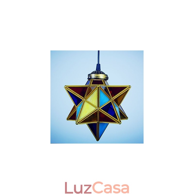 Individualidade artística criativa varanda moderna estrelas droplight lâmpada