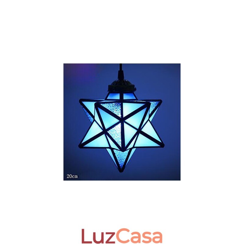 Individualidade artística criativa varanda moderna estrelas droplight lâmpada
