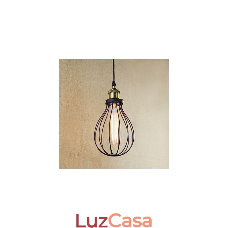 Luzes Pendentes Rústico Lodge Vintage Retro Metal
