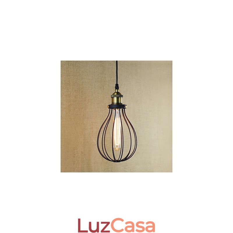 Luzes Pendentes Rústico Lodge Vintage Retro Metal