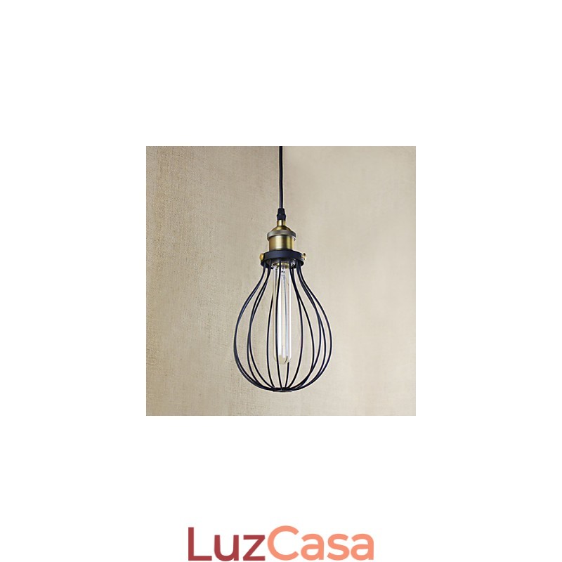 Luzes Pendentes Rústico Lodge Vintage Retro Metal