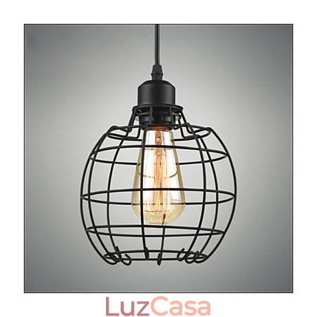 Edison Pendant Light Chandelier Gaiola de arame Pendurado Teto Abajur Edison Pendant Light Chandelier Gaiola de arame Pendurado Teto Abajur