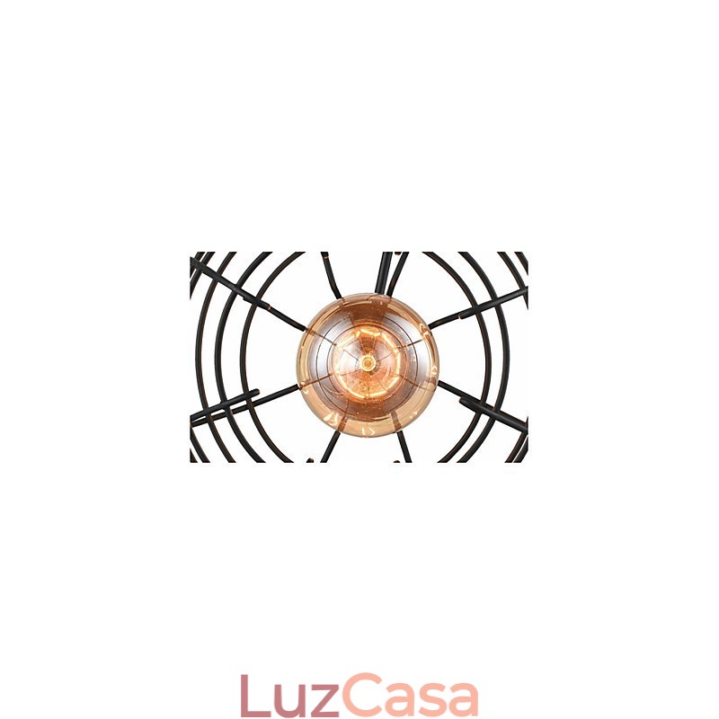 Edison Pendant Light Chandelier Gaiola de arame Pendurado Teto Abajur
